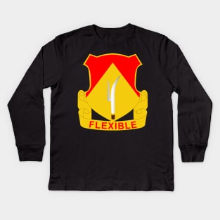 94th Field Artillery Regiment  wo Txt Kids Long Sleeve T-Shirt